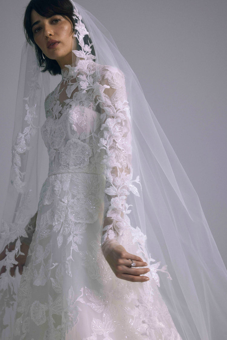 Amsale_Bridal_DIMITRA_A855_Lace_Embellished_HighNeck_LongSleeve_GraceKelly_Floral_LeafEmbroidered_A-LineGown_Mood7_1
