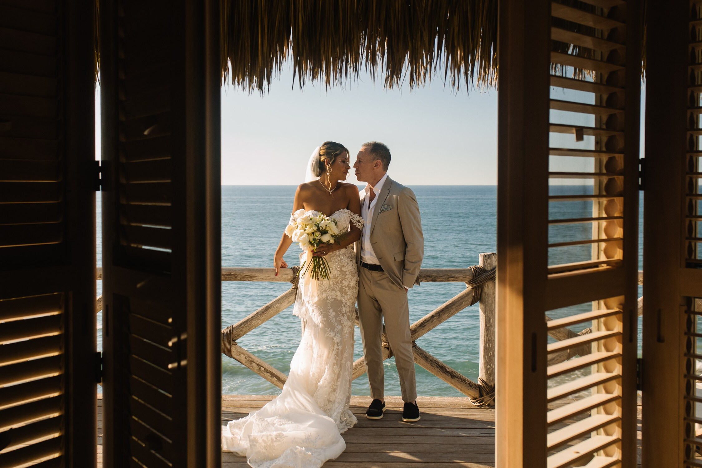 Sasha Samsonova Mexico Oceanfront Beach Wedding