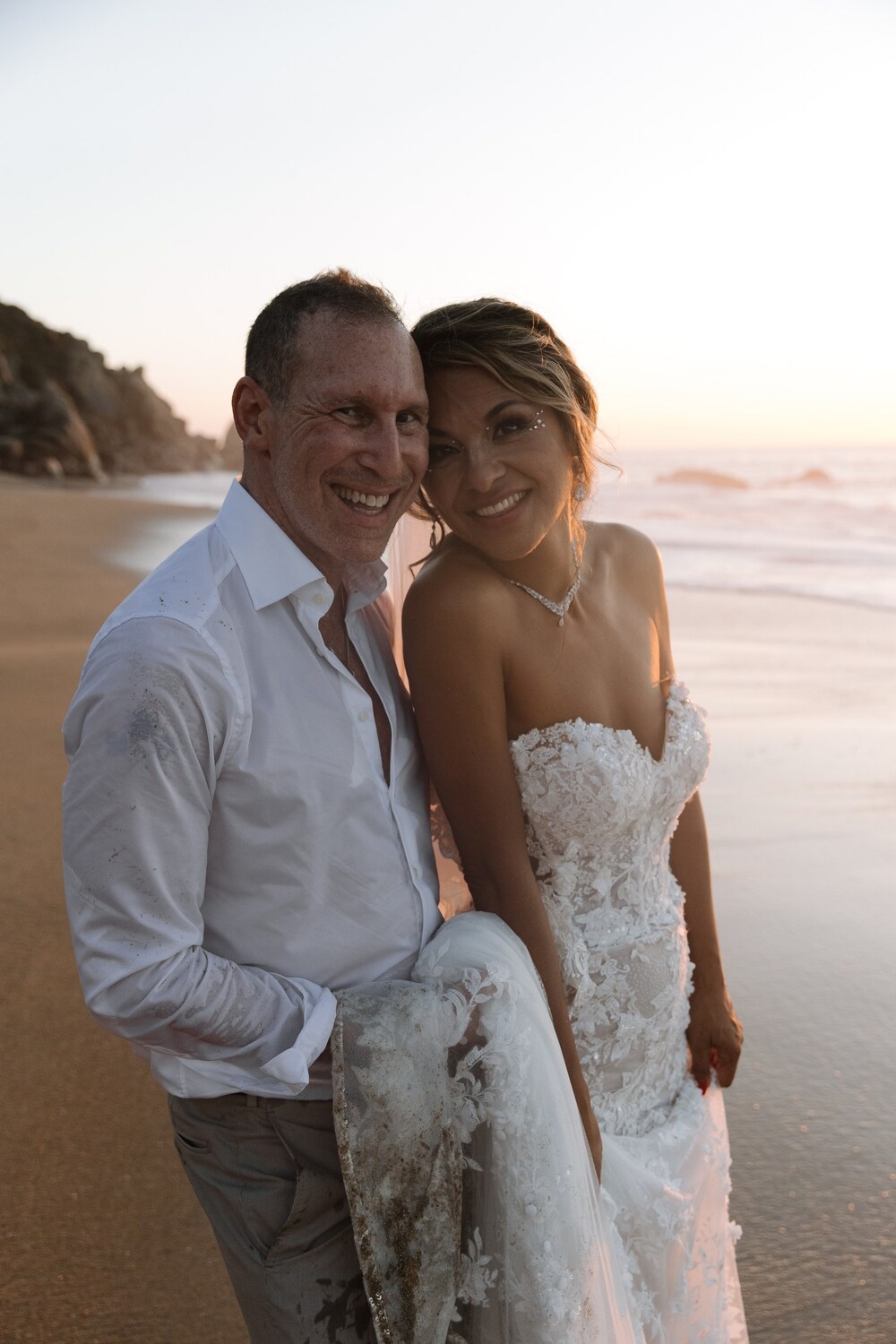 Sasha Samsonova Mexico Oceanfront Beach Wedding