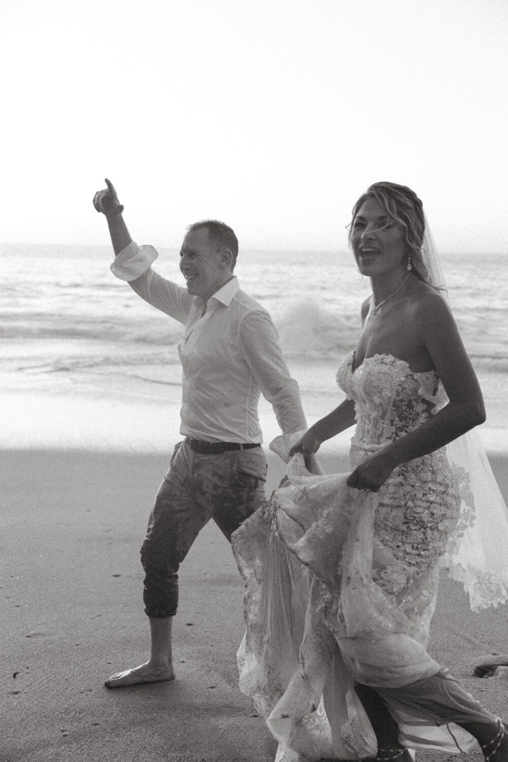 Sasha Samsonova Mexico Oceanfront Beach Wedding