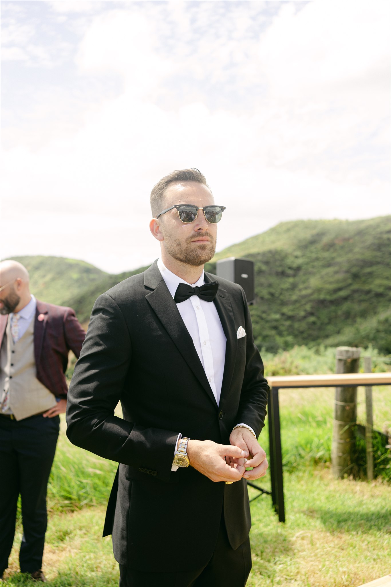 Pia Bacino New Zealand Coastal Sea Cliff Wedding