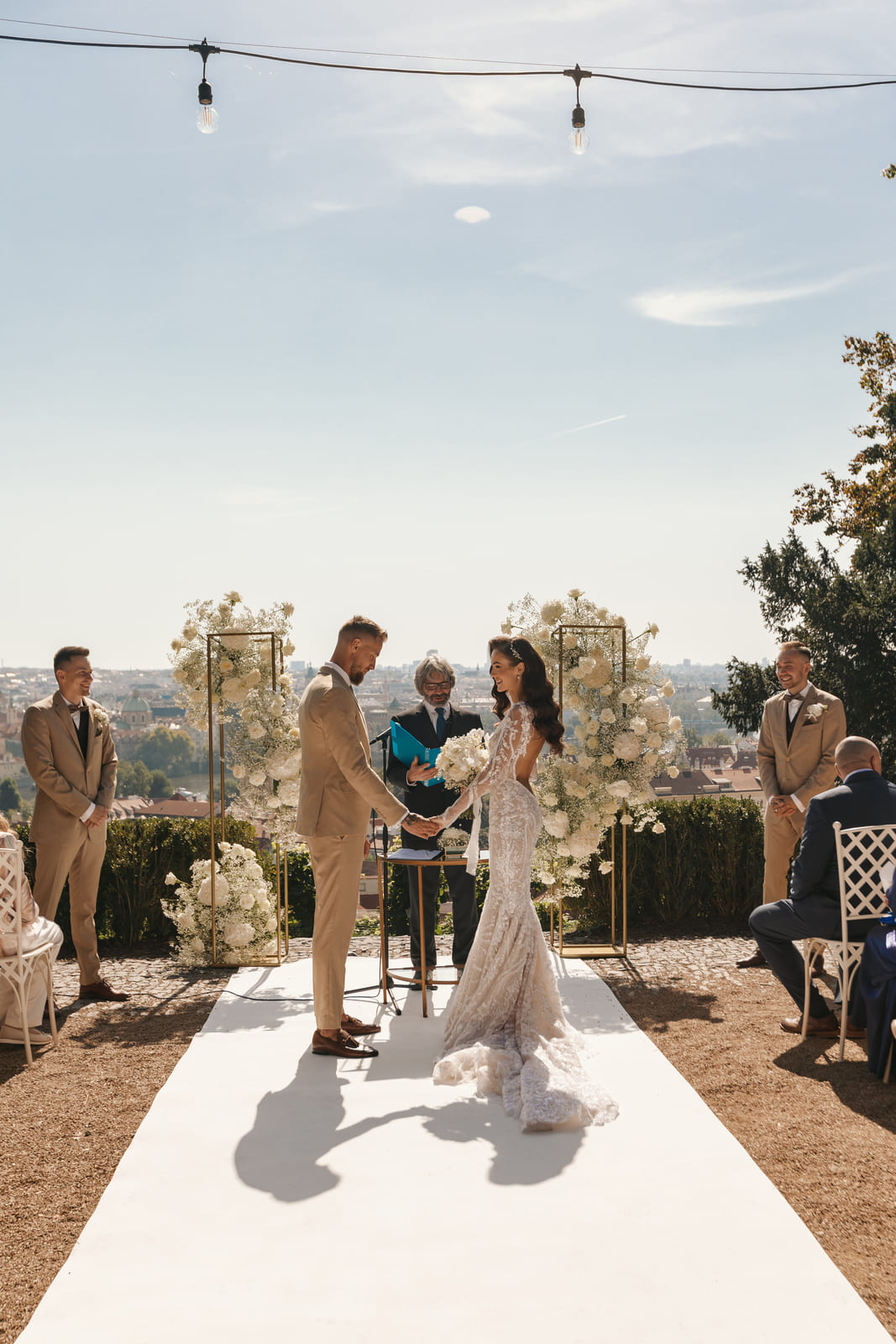 An Opulent Wedding Overlooking Prague Castle by Ellovee Weddings