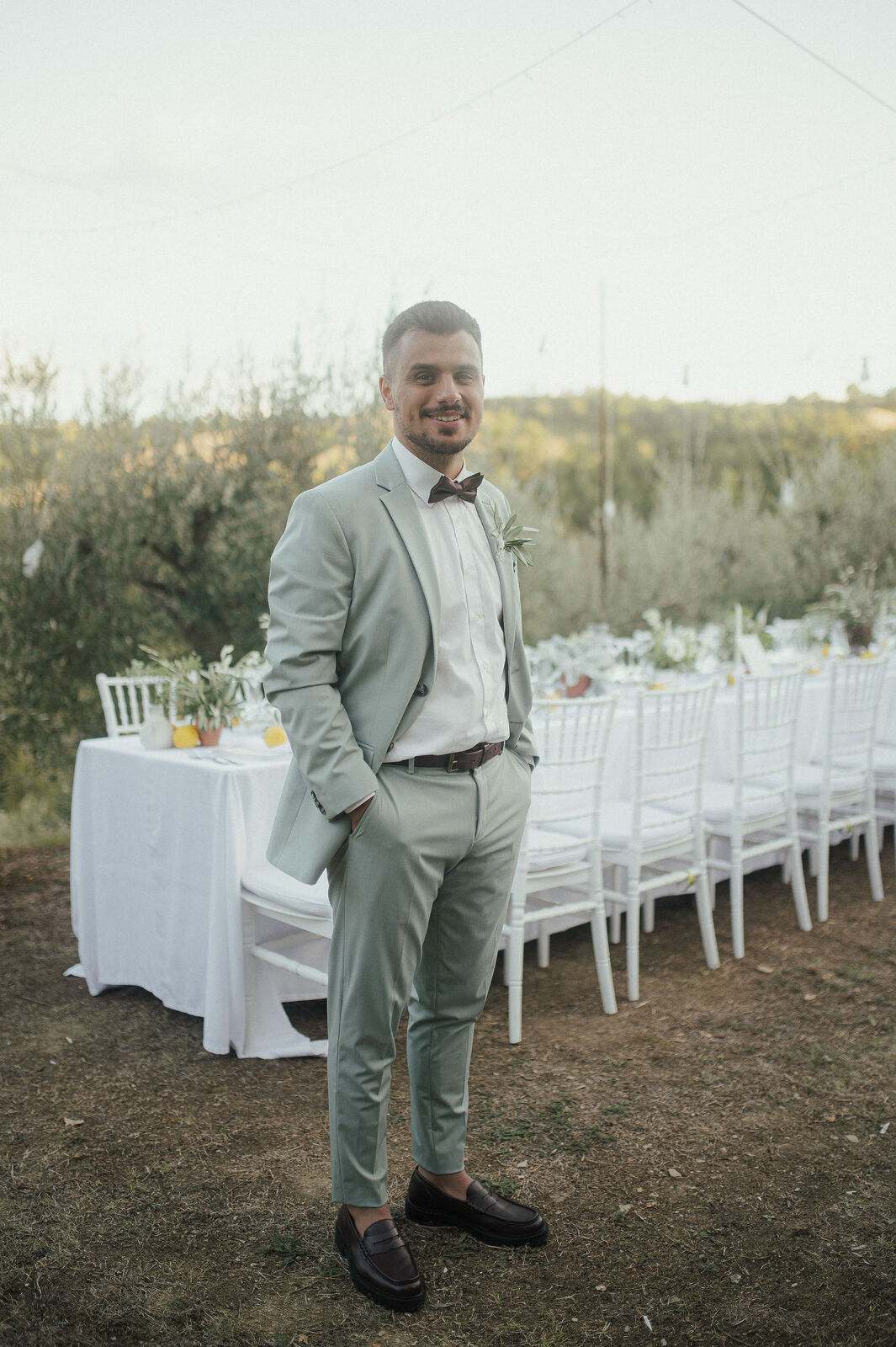 A Rustic Wedding Among Olive Trees in Tuscany by Vanessa Olewicz