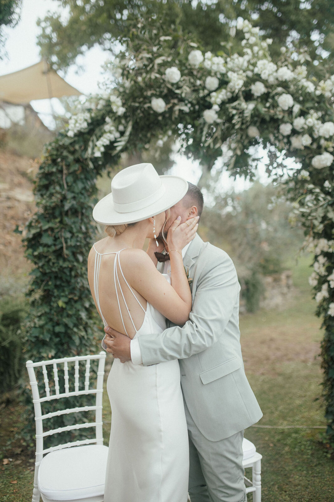 A Rustic Wedding Among Olive Trees in Tuscany by Vanessa Olewicz