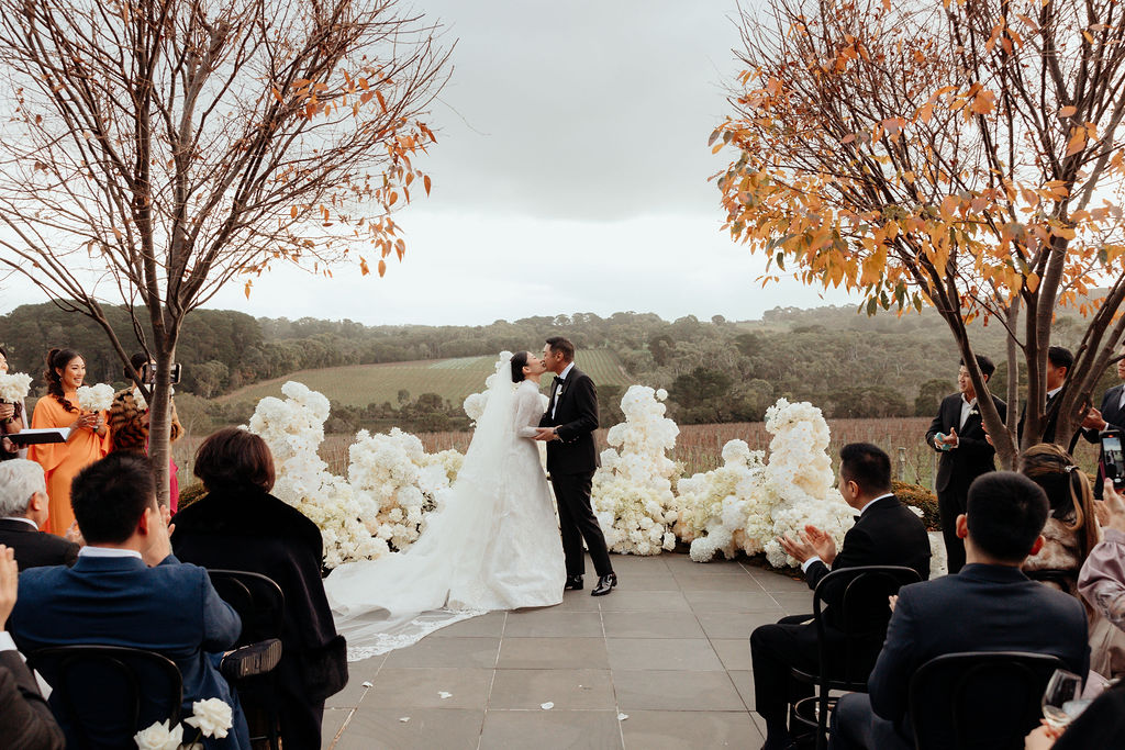 Modern Glam and Understated Chic in a Vibrant Winter Wedding by Bianca Virtue