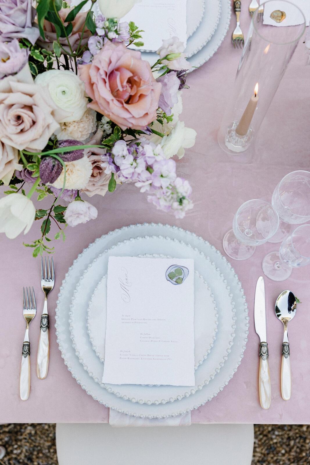 A Lavender and Cream Garden Wedding at Provencal Chateau